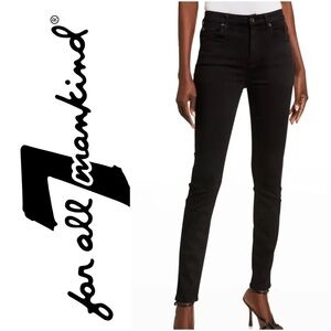 LIKE NEW 7 For All Mankind | Black Skinny Jean - Size 27 - Mid Rise​​​
